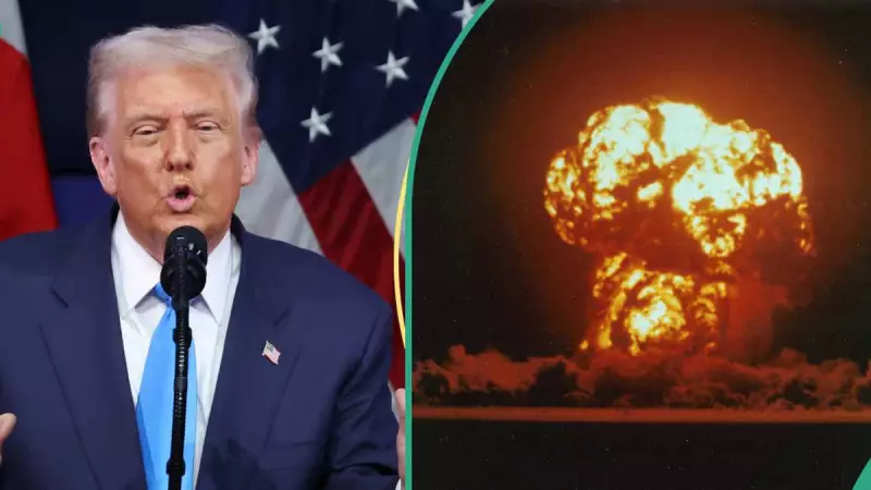 BREAKING: Trump Ends 33-Year Nuclear Testing Ban - What This Means for Global Security