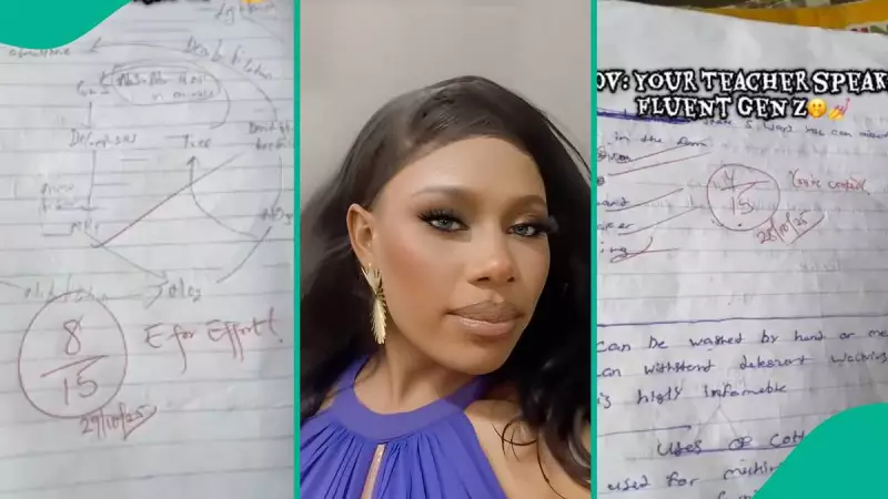 Gen Z Teacher's Viral Notebook Comments Spark Hilarious Reactions Online - See What She Wrote!