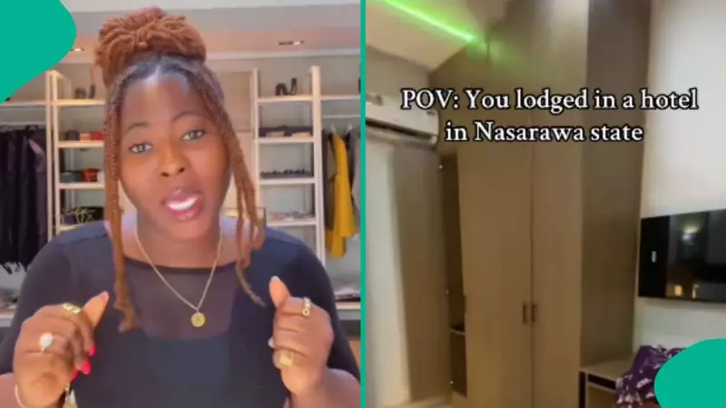 Hotel Horror in Nasarawa: Lady's Shocking Discovery Inside Cupboard Goes Viral