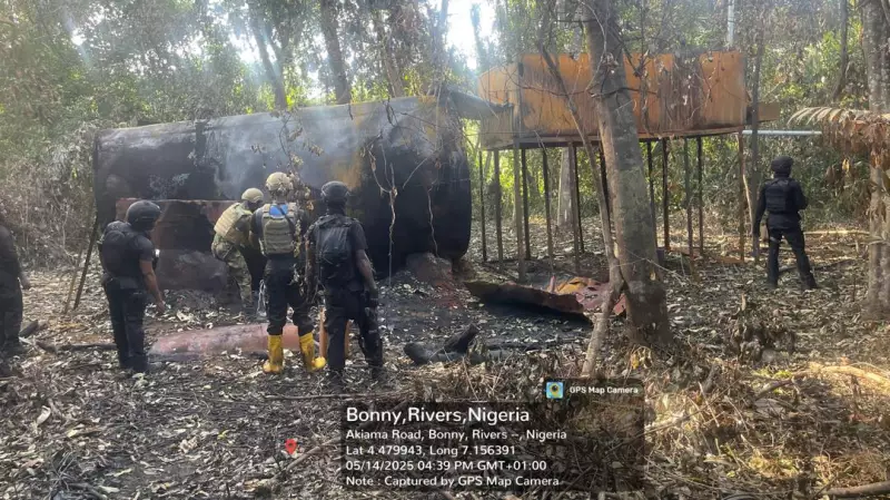Navy Cracks Down on Illegal Refinery Operations in Ondo, Apprehends Seven Suspects