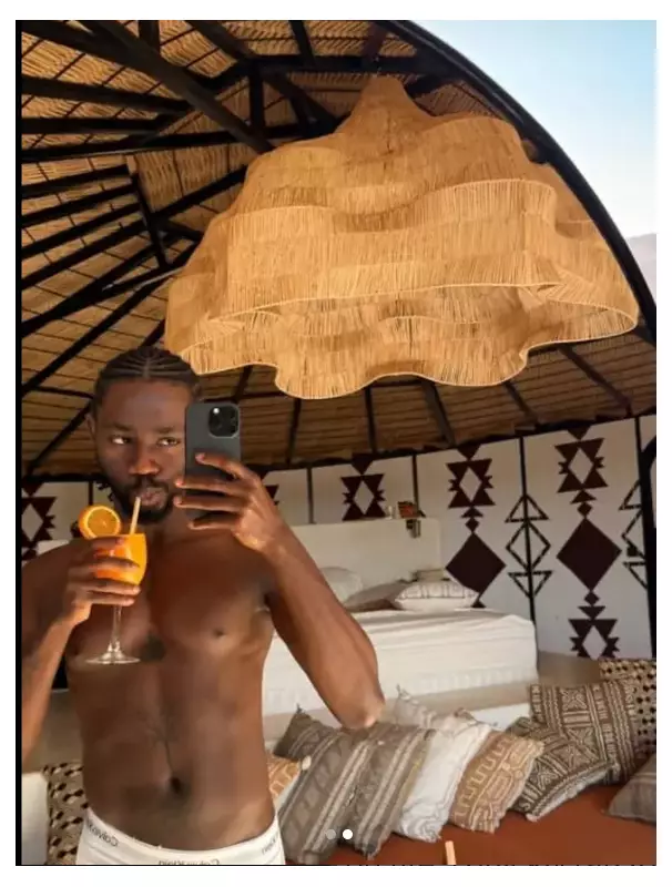 Omah Lay Sets Social Media Ablaze With Bold Underwear Photos - See The Reactions!