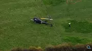 Helicopter Plunges Into Field Minutes After Takeoff in UK - Miracle Survival Story