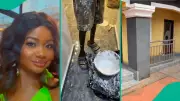 Nigerian Lady's Incredible Room Makeover Using Wallpapers Goes Viral - See Stunning Before and After!