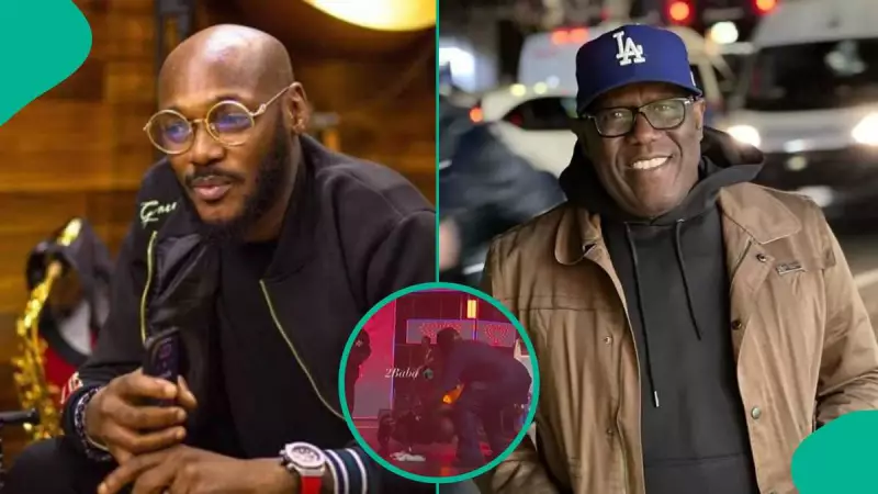 2Baba's Heartwarming Prostration to Ex-Label Boss Kenny Ogungbe Goes Viral