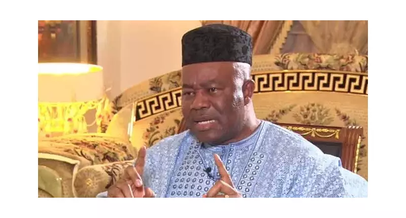 Akpabio Leads Senators on Condolence Visit to Late Senator Ezea's Family