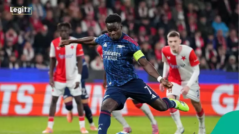 Bukayo Saka Creates History! Arsenal Star Breaks Champions League Record Against Slavia Prague