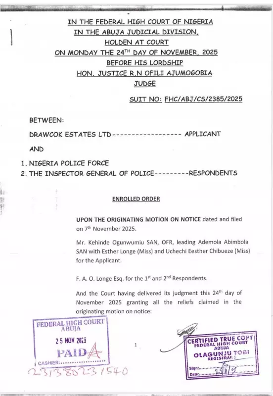 Court Bars Police, IGP from Disturbing Nestoil Premises Owners