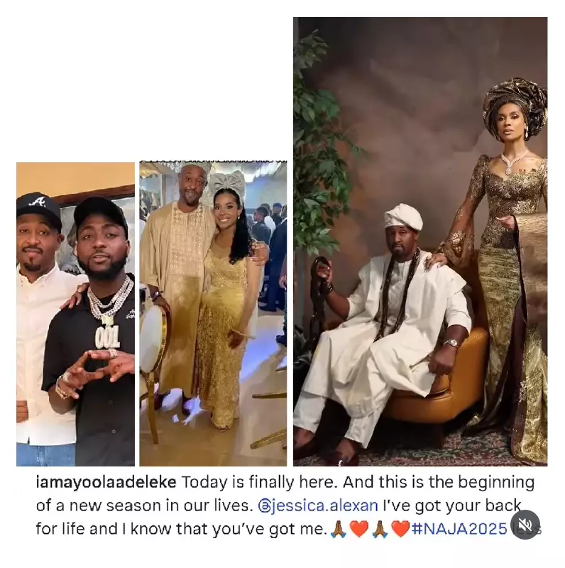 Davido's Brother Ayoola Adeleke Ties the Knot! See Stunning Photos from the Traditional Wedding