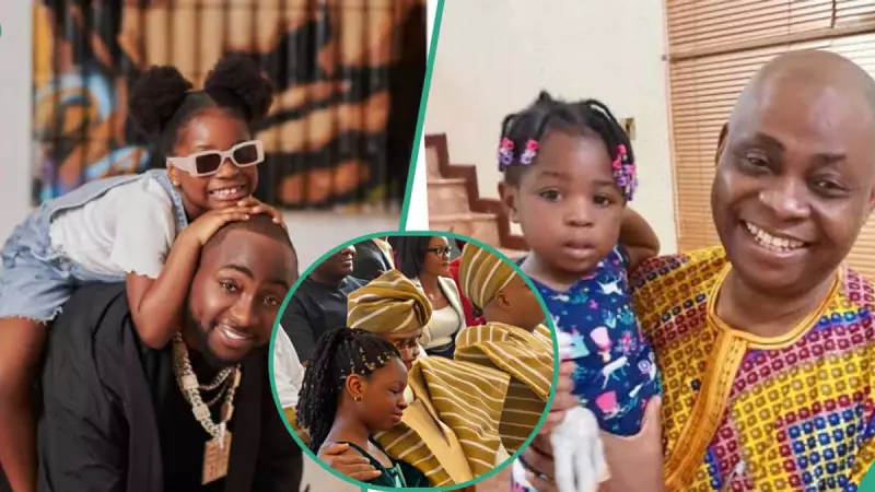 Davido's Daughter Imade Shares Adorable Selfie with Grandpa at Wedding