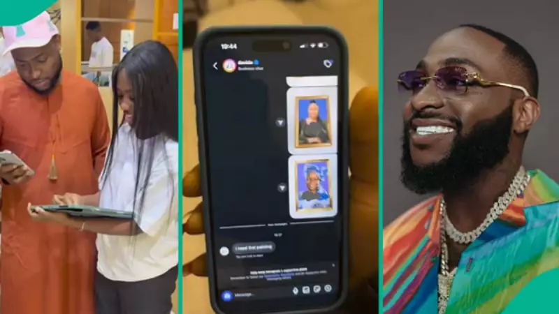 Davido's Heartwarming Reaction to Fan Art Goes Viral - See the Amazing Exchange!