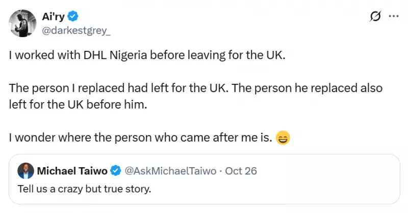 DHL Nigeria's UK Relocation Trend Sparks Online Reactions