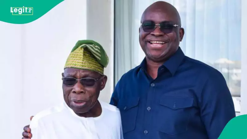 Fayose Visits Obasanjo: Nigerians React as Political Rivals Reconcile