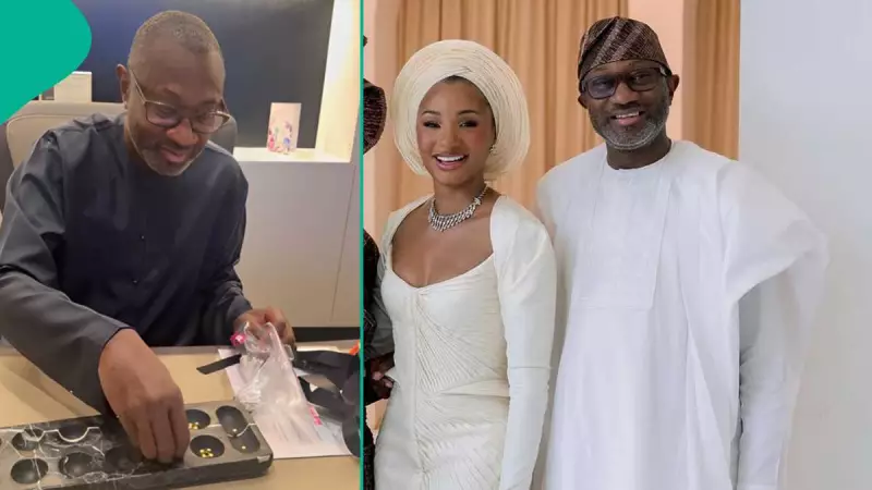 Femi Otedola Gets Diamond Ayo Game as Priceless Birthday Gift from Daughter