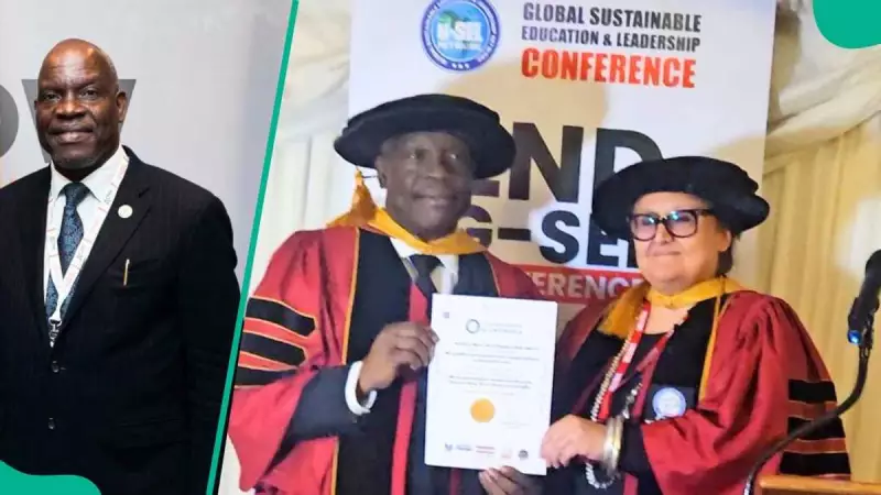 Gbenga Komolafe Honoured with Global Leadership Award and Doctorate