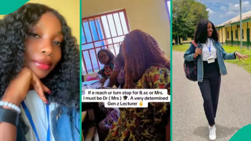 Gen Z Lecturer Begins PhD Journey, Inspires Nigerians on Social Media
