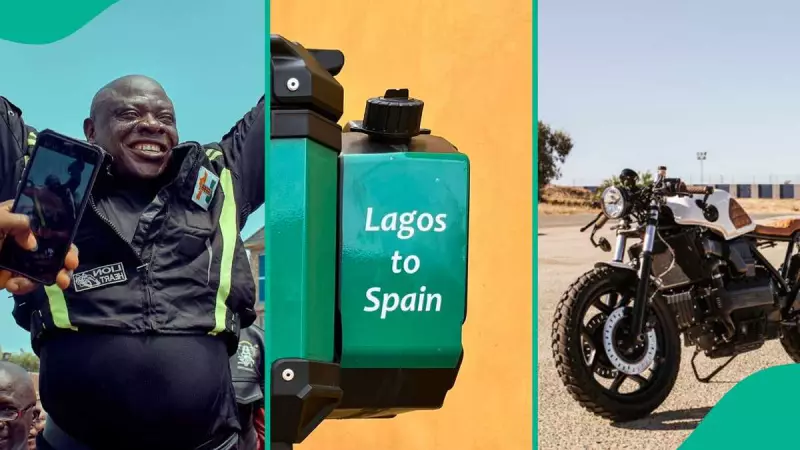 Kunle Adeyanju Begins Epic Motorcycle Ride from Lagos to Spain
