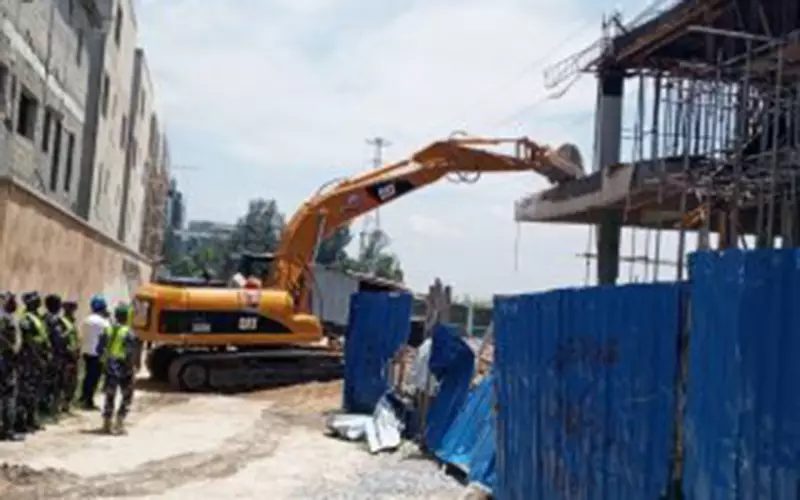 Lagos Demolishes Illegal Structures in Ikate Elegushi, Lekki-Ikoyi