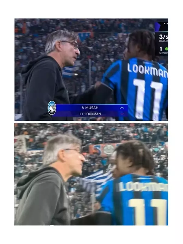 Lookman and Gasperini Clash Again! Atalanta Boss Dismisses Touchline Drama as 'Normal'
