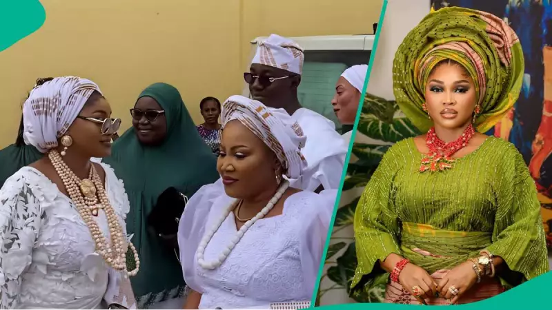 Mercy Aigbe's Family Tension Sparks Fan Concern at Mother's Burial