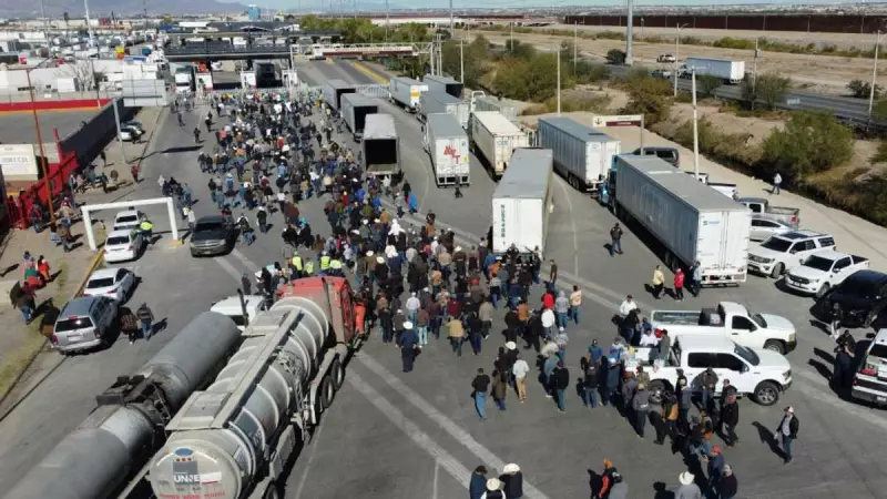 Mexican Farmers Block US Border Bridge in Water Reform Protests