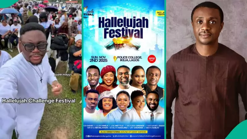 Miracle at Hallelujah Challenge: Viral Video Shows Worshippers Dancing in Sudden Downpour