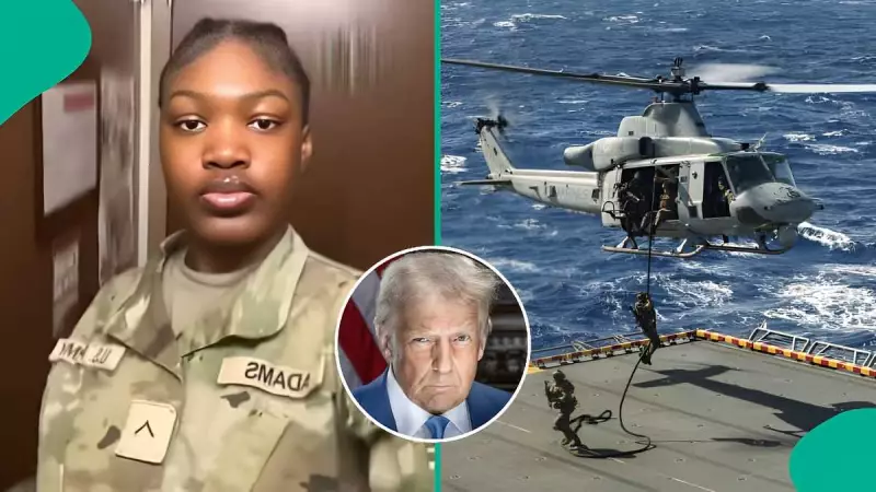 Nigerian in US Army Sends 'Scary' Message Amid Trump Threats: 'We're Coming'