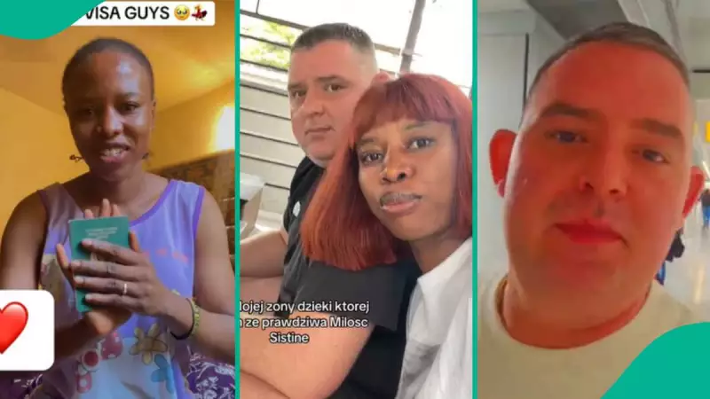 Nigerian Lady Celebrates Visa Victory to Join Polish Husband