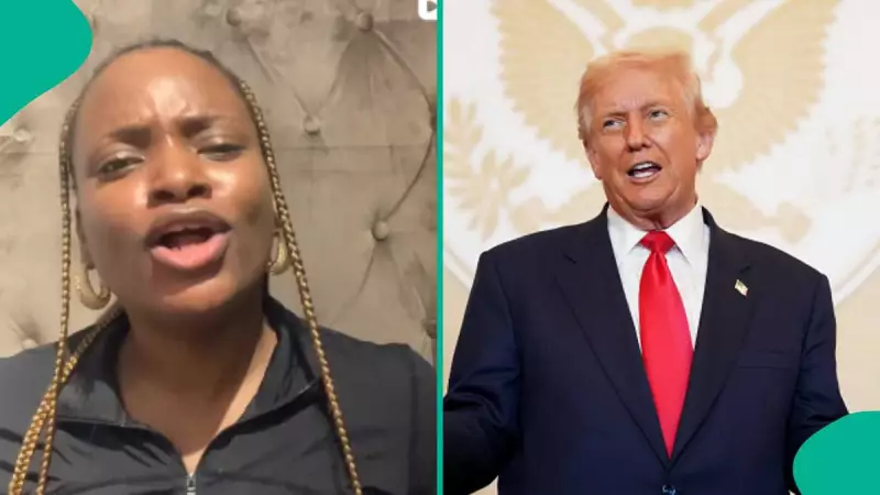 Nigerian Lady's Shocking Encounter: Soldiers Storm Lagos Land After Trump's Name Mentioned