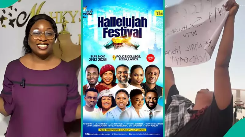 Nigerian Lady's Viral Prayer Display: Hallelujah Challenge Inspires Massive Online Reaction