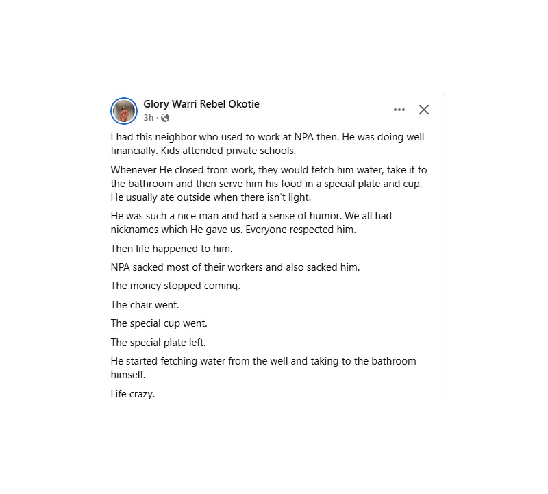 Nigerian Man's Life Transforms After Losing NPA Job