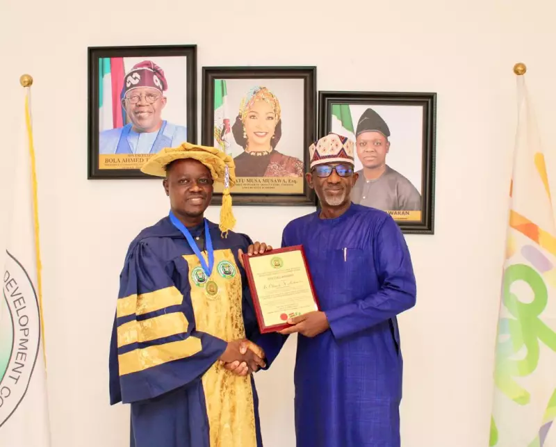 Nigerian Tech Leader Honoured: NTDA DG Receives Prestigious Doctorate in Strategic Leadership from Ghana
