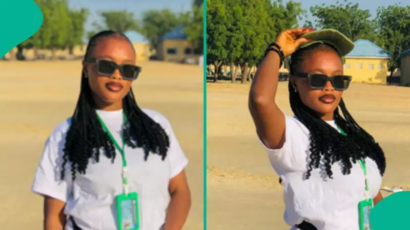 NYSC Lady's Joyful Arrival at Borno Camp After 2-Day Journey