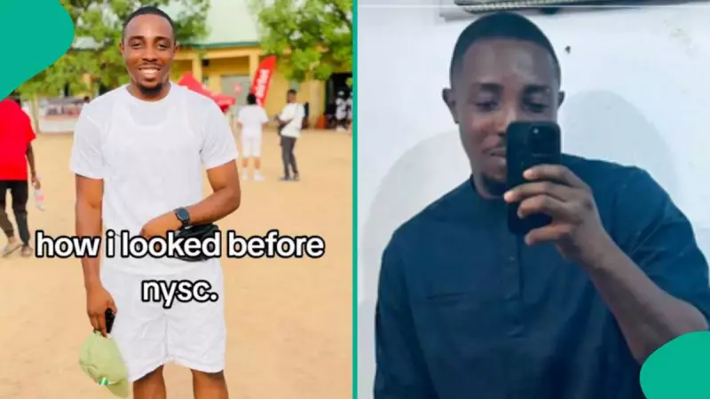 NYSC Transformation: Plump Graduate Becomes Thin After Service Year