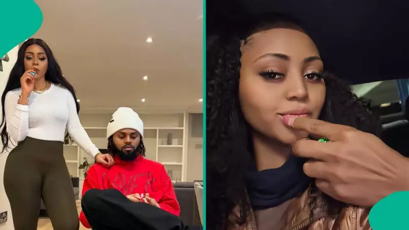 Regina Daniels' Brother Pampers Her in London, Fans Concerned Over Her Look