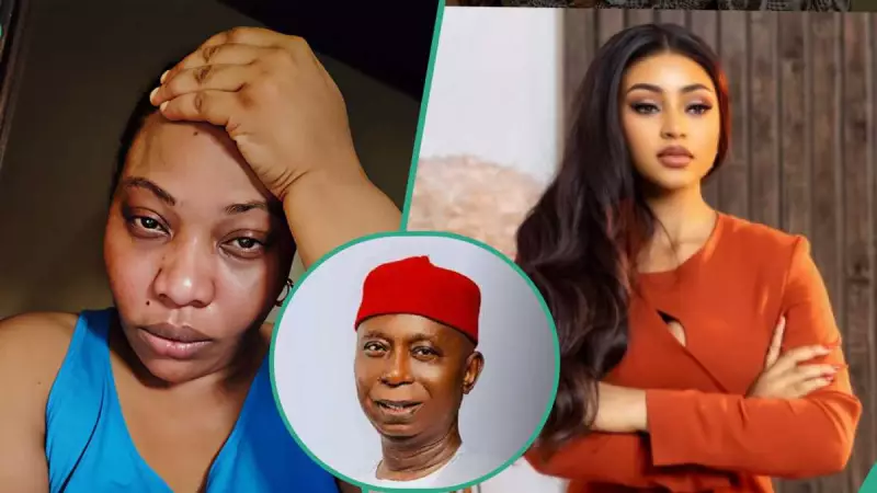 Regina Daniels Sparks Concern as She Opens Door for Colleague Doris Ogala in Emotional Video