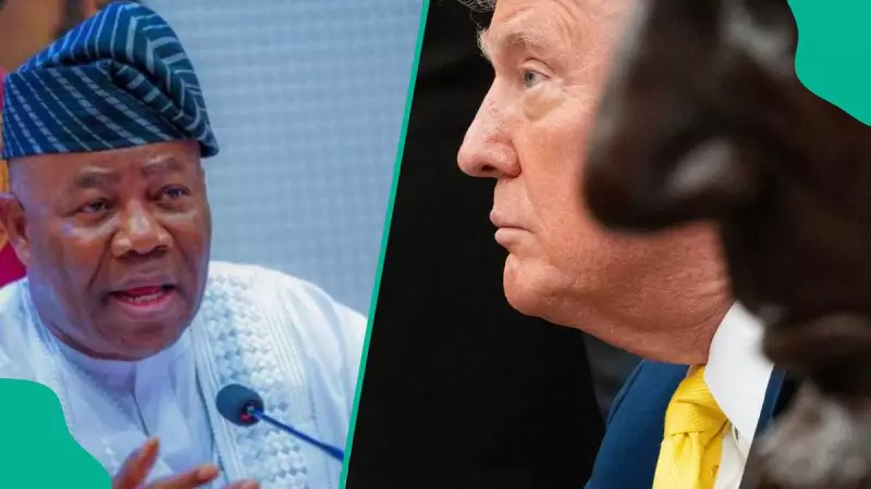 Senate President Akpabio Defends Tinubu's Minister, Slams Trump Question as 'Irrelevant'