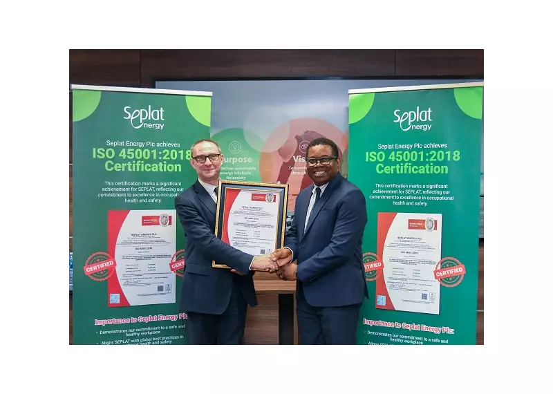 Seplat Energy Achieves ISO 45001:2018 Certification for Workplace Safety