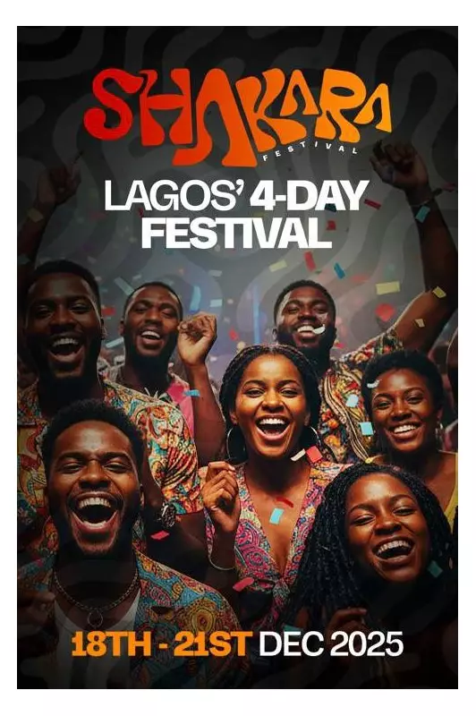 Shakara Festival: Lagos Launches 4-Day Music & Culture Event for Detty December 2025