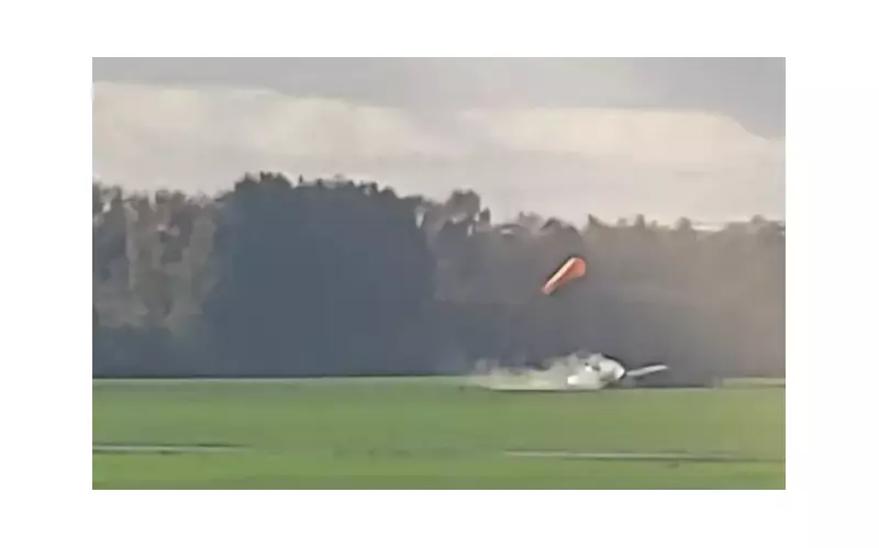 Shocking Moment: Plane Nosedives Shortly After Takeoff, Pilot Killed in Tragic Crash