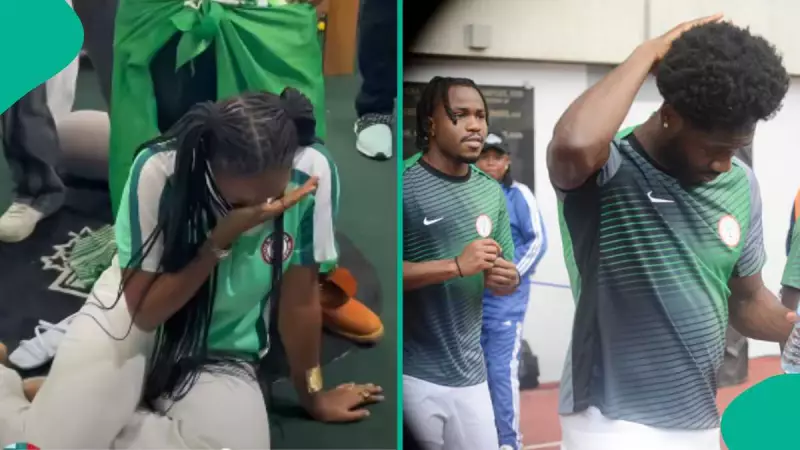 Super Eagles' World Cup Dream Ends: Lady's Tears Go Viral After DR Congo Loss