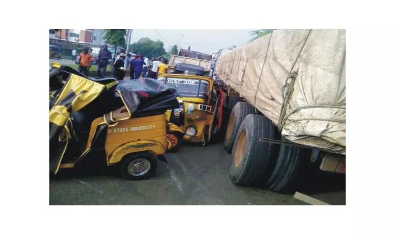 Three Dead, Multiple Injured in Lagos Tipper Brake Failure Accident