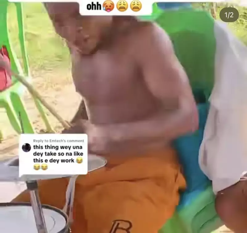 Watch: Viral Video Shows Drummer's Hilarious Stage Exit During Live Performance in Nigeria