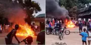 Angry Mob Burns Suspected Motorcycle Thief in Benue