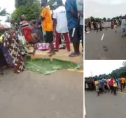 Angry Youths Block Lafia-Makurdi Highway After Gunmen Kill 2, Abduct Elderly Man
