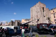 BREAKING: Ancient Tower Collapses in Rome! Worker Trapped in Medieval Ruins