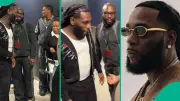 Burna Boy Stunned as Colombian Fan Shows Massive Face Tattoo: Viral Moment