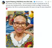 From Domestic Worker to Graduate at 58: South African Woman's Journey