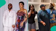 Gov Adeleke's Heartwarming Visit to Davido & Chioma in Atlanta Mansion Trends