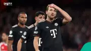 Harry Kane Sets Unwanted Record in Bayern's 3-1 UCL Defeat to Arsenal