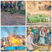 Katsina Hisbah Destroys 120 Cartons of Alcohol in Moral Crackdown
